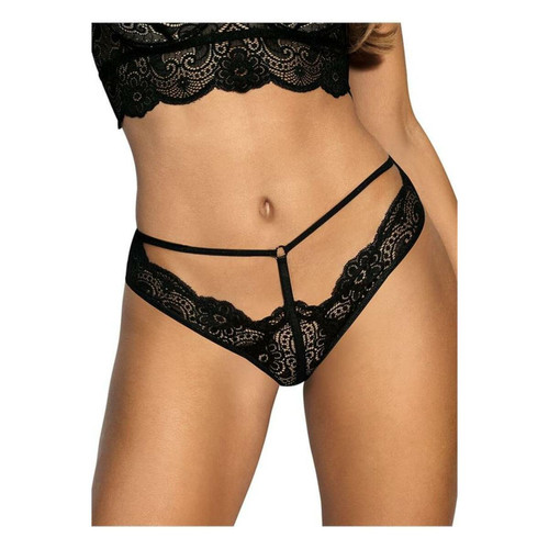 Culotte Noir Axami lingerie  - 40 lingerie promo 40 a 50