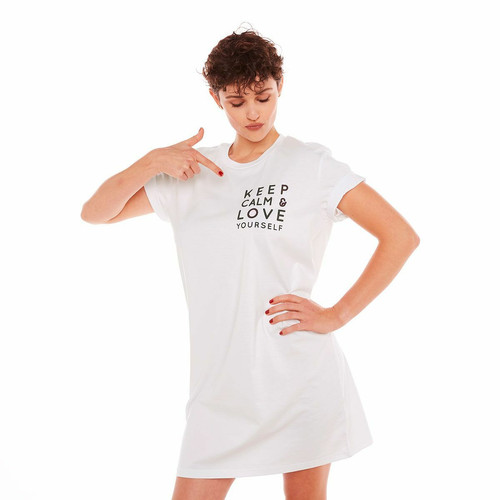 Chemise de nuit Pomm'Poire - blanc en coton Pomm Poire  - Pomm poire lingerie nuit loungewear
