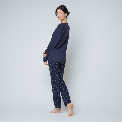 Pyjama deux pièces, pantalon imprimé Iconic
