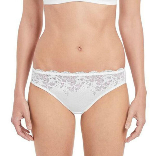 Slip blanc - Lace Affair en nylon Wacoal lingerie  - Wacoal lingerie culottes