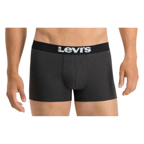 Lot de 2 boxers ceinture élastique - Gris en coton Levi's Underwear