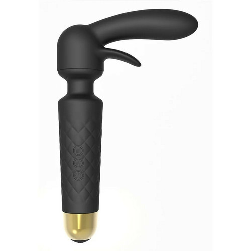 Stimulateur/wand avec embouts interchangeables KIT WANDERFUL - Noir Dorcel