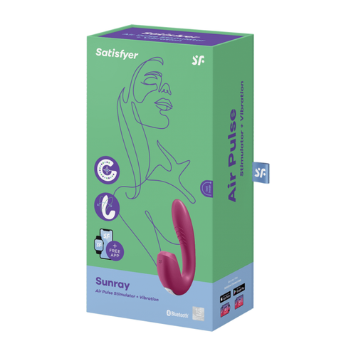 Stimulateur clitoridien et Vibromasseur point G - Violet Satisfyer  - Lingerie sexy noel