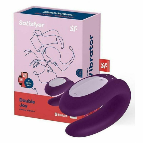 Stimulateur connecté pour couple  - Violet Satisfyer  - Inspiration lingerie