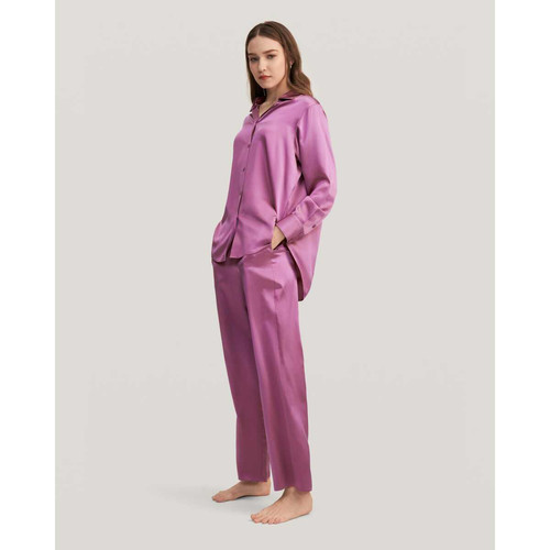 Viola Pyjama surdimensionné en soie Lilysilk