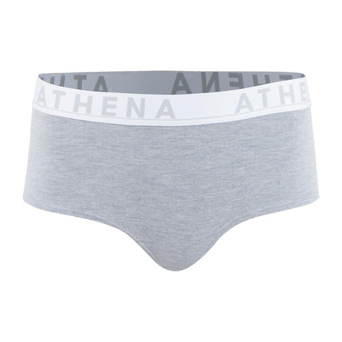 Boxer femme Easy Color gris en coton Athéna  - Athena