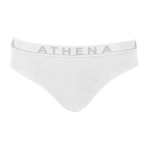 Slip femme Easy Color blanc en coton Athéna  - Athena
