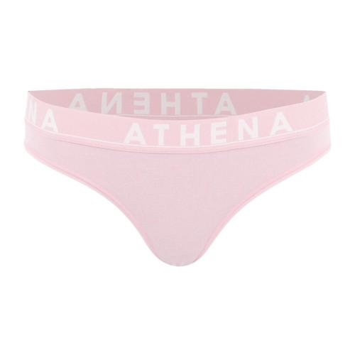 Slip femme Easy Color rose en coton Athéna  - Athena