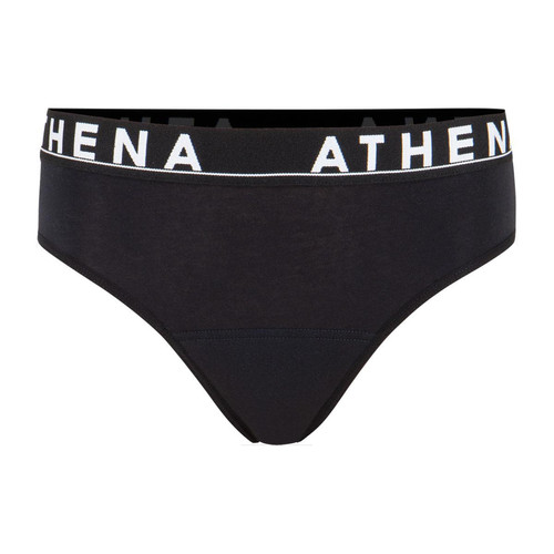 Slip pour les règles noir en coton Athéna  - Athena
