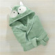 Peignoir de bain enfant BABY  vert amande en coton