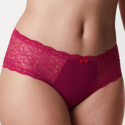 Boxer - 6 culottes shorties tangas strings rouge