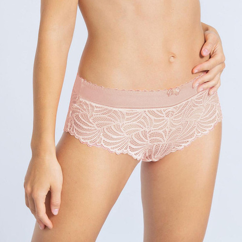 Shorty Rose-PAMPELUNE - Bestform - Lingerie grandes tailles culottes strings tangas shorties 48 a 52