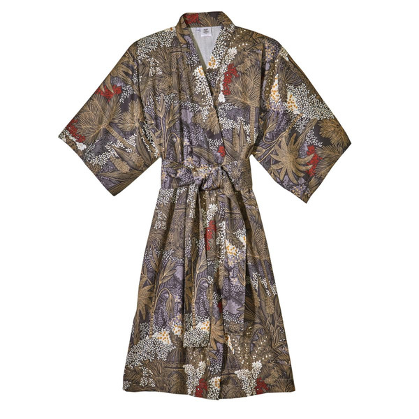 Kimono Taille L Ao  bleu indigo en coton