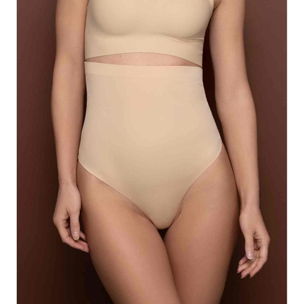 String taille haute invisible Beige Invisible Bye Bra