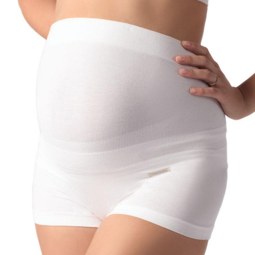 Ceinture de maintien de grossesse - 6 culottes shorties tangas strings blanc