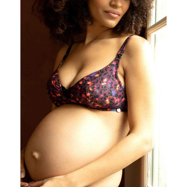 Soutien-gorge de grossesse et d'allaitement sans armatures - Multicolore