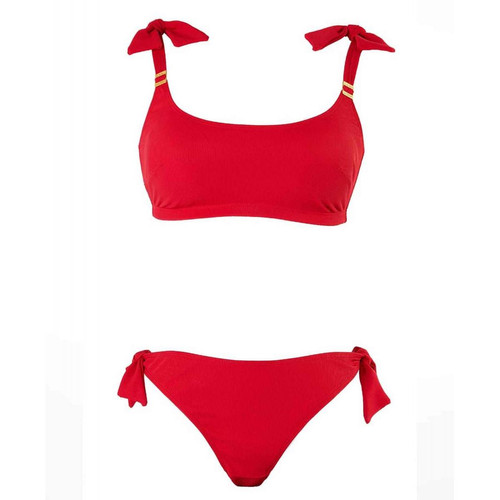 Bikini de grossesse coques Rouge