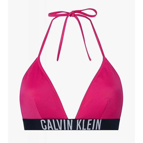 Haut de Maillot de Bain Triangle non doublé - Rose  Calvin Klein Underwear  - Lingerie rose promo