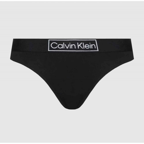 String - Noir en coton Calvin Klein Underwear  - Calvin klein underwear femme