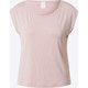 T-shirt col rond large à manches courtes - Rose Calvin Klein Underwear en coton modal