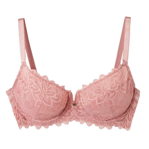 Soutien-gorge emboîtant armatures Rose - Camille Cerf x Pomm Poire - Toute la lingerie couleur rose