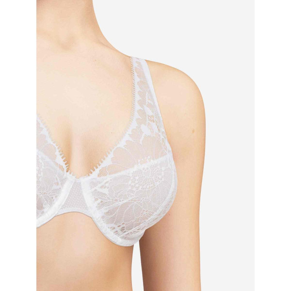Soutien-gorge plongeant spacer armatures - Blanc Day to Night
