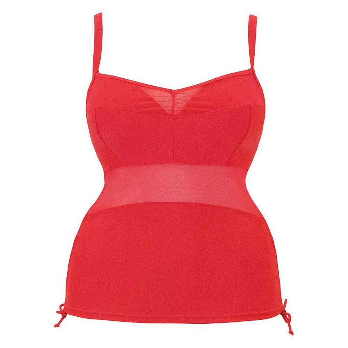 Curvy Kate Sheer classe bustier haut bikini CS001307 armatures bandeau rouge