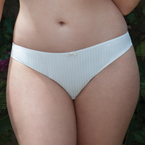 Culotte brésilienne - Ivoire Curvy Kate  - 6 culottes shorties tangas strings blanc