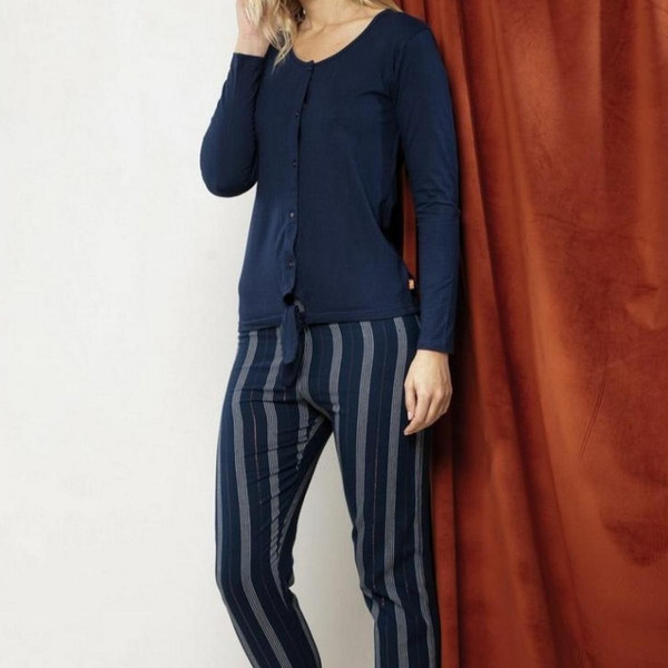 Pyjama Bleu Marine en coton Daniel Hechter Homewear