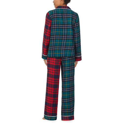 Ensembe Pyjama à Manches Longues bleu canard en coton
