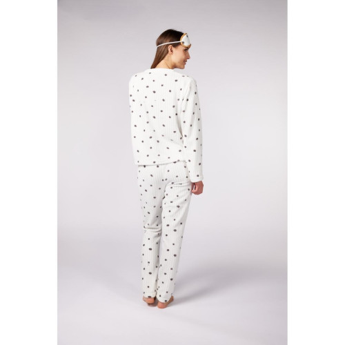 Pyjama Long Femme - Blanc