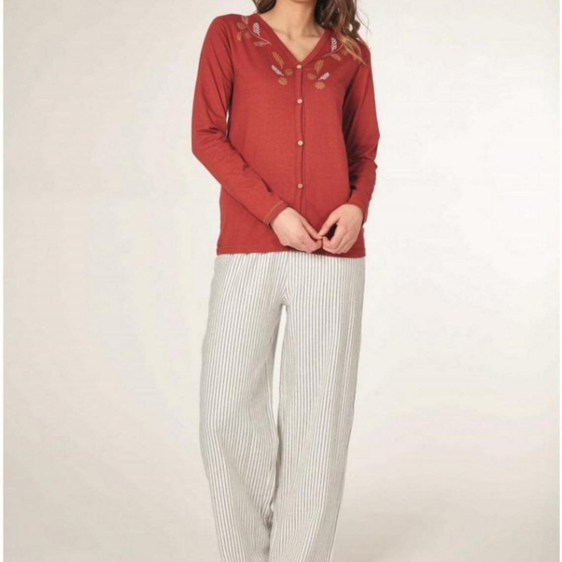 Pyjama - Orange en coton