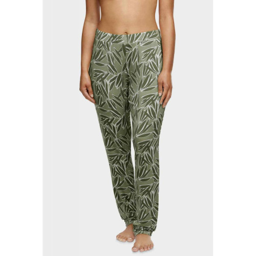 Bas de pyjama - Pantalon - Vert en coton modal Femilet  - Femilet loungewear