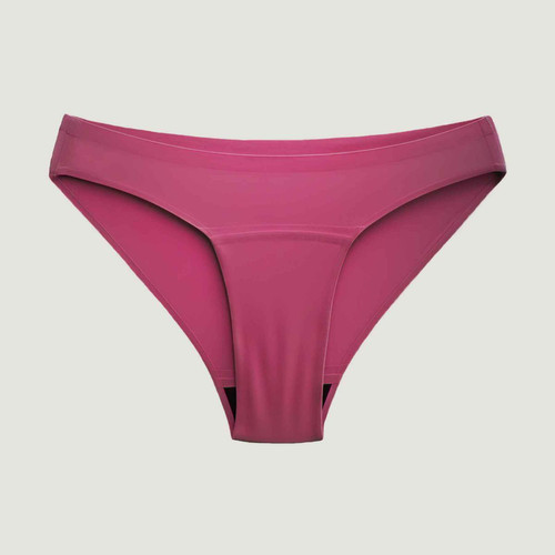 Culotte Menstruelle invisible flux léger et moyen rose