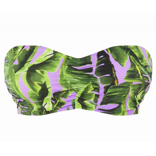 Haut de maillot de bain bandeau armatures - Vert Freya - Maillots de bain bandeaux