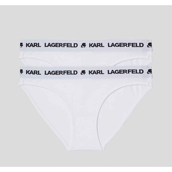 Lot de 2 culottes logotées - Blanc Karl Lagerfeld