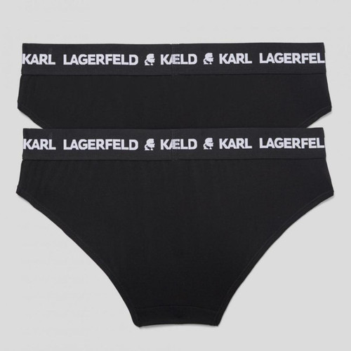 Lot de 2 Shorties Logotypés Noirs Karl Lagerfeld