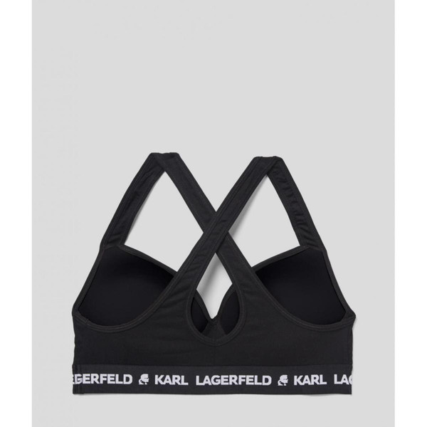 Soutien-gorge rembourre sans armatures logote - Noir Karl Lagerfeld