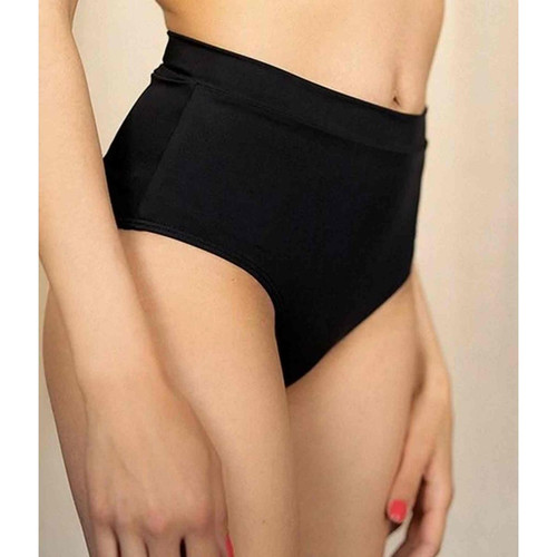 Culotte de bain Taille Haute - Noire Maline Bodywear  - Maillots de Bain Femme