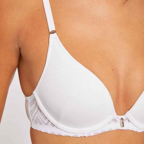 Soutien-gorge ampliforme coque moulée blanc Kim Morgan Lingerie  - Nouveautes lingerie