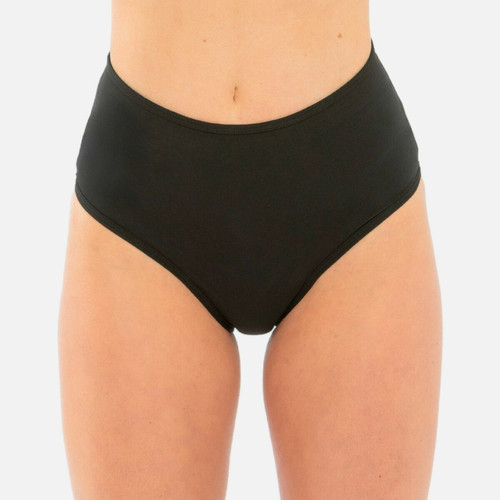 Culotte de bain menstruelle noir en nylon - Sorio - Sorio maillot menstruel
