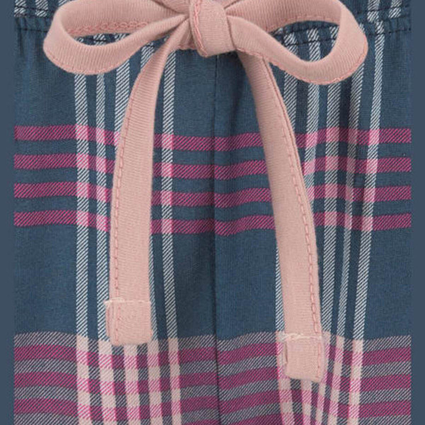 Bas de pyjamas - Rayure multicolore en coton Petite Fleur