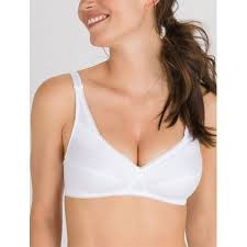 Soutien-Gorge Sans Armatures Blanc Playtex Coeur croisé - Inspiration lingerie