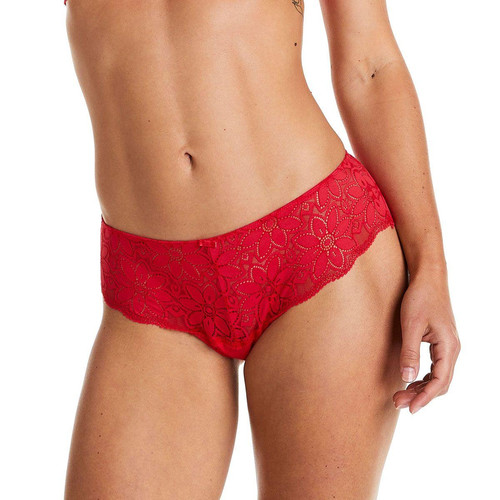 Shorty - 6 culottes shorties tangas strings rouge