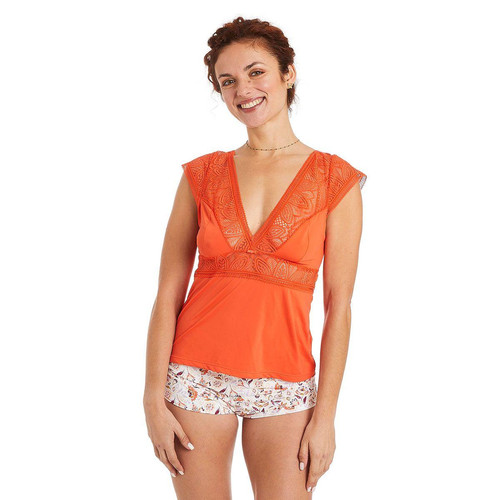 Top short orange Etoile Pomm Poire  - Pyjama ensemble de nuit