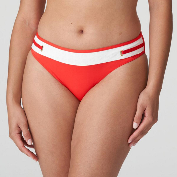 Bikini slip brésilien rouge Prima Donna Maillot