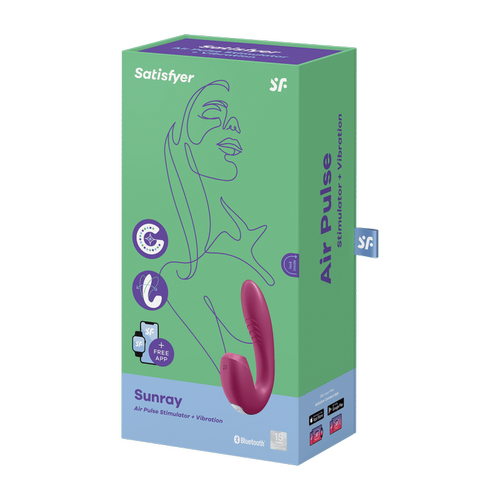 Stimulateur clitoridien et Vibromasseur point G Sunray - Sexualite sextoys